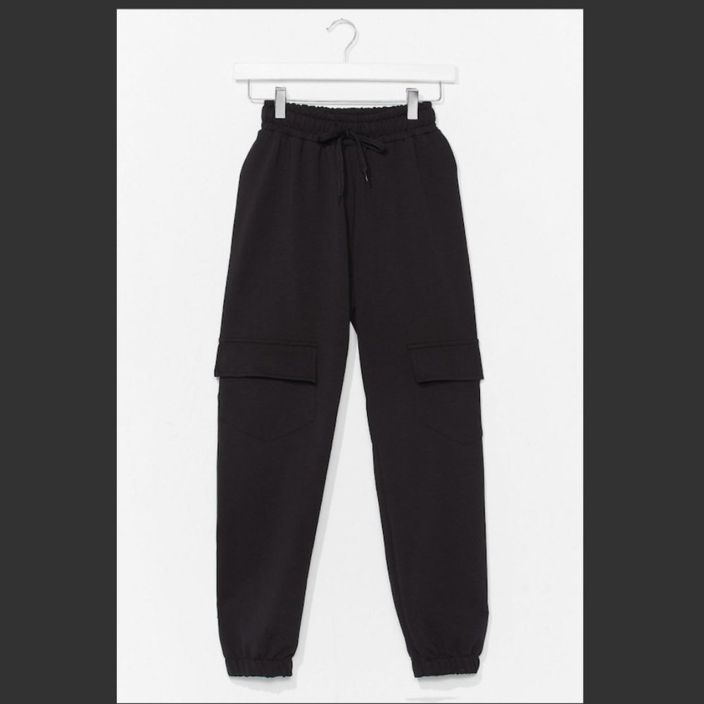 Nasty Gal Joggers Sweatpants Black in M